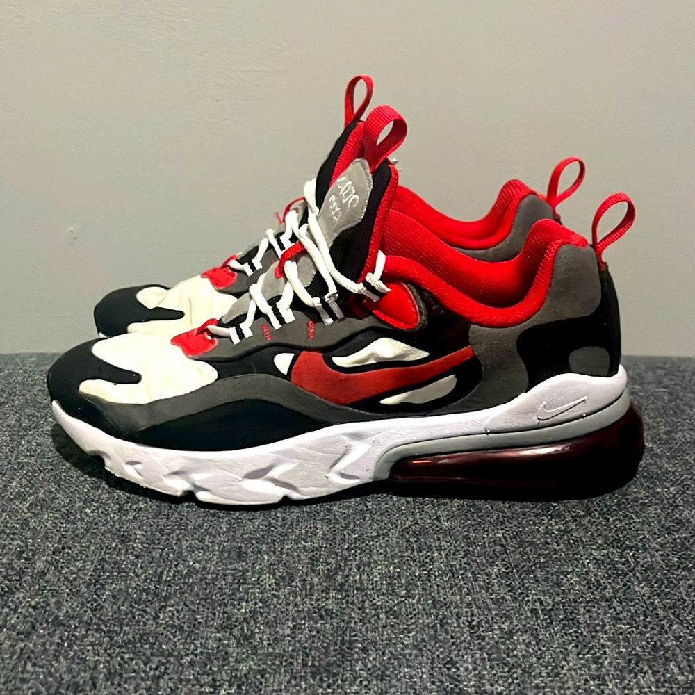 Nike Air Max 270 React - Red and Black Sneakers
